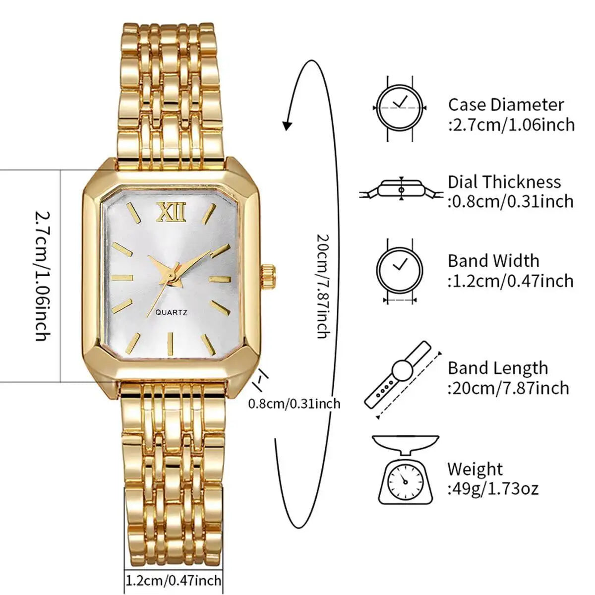 Chic Rectangle Women's Watch