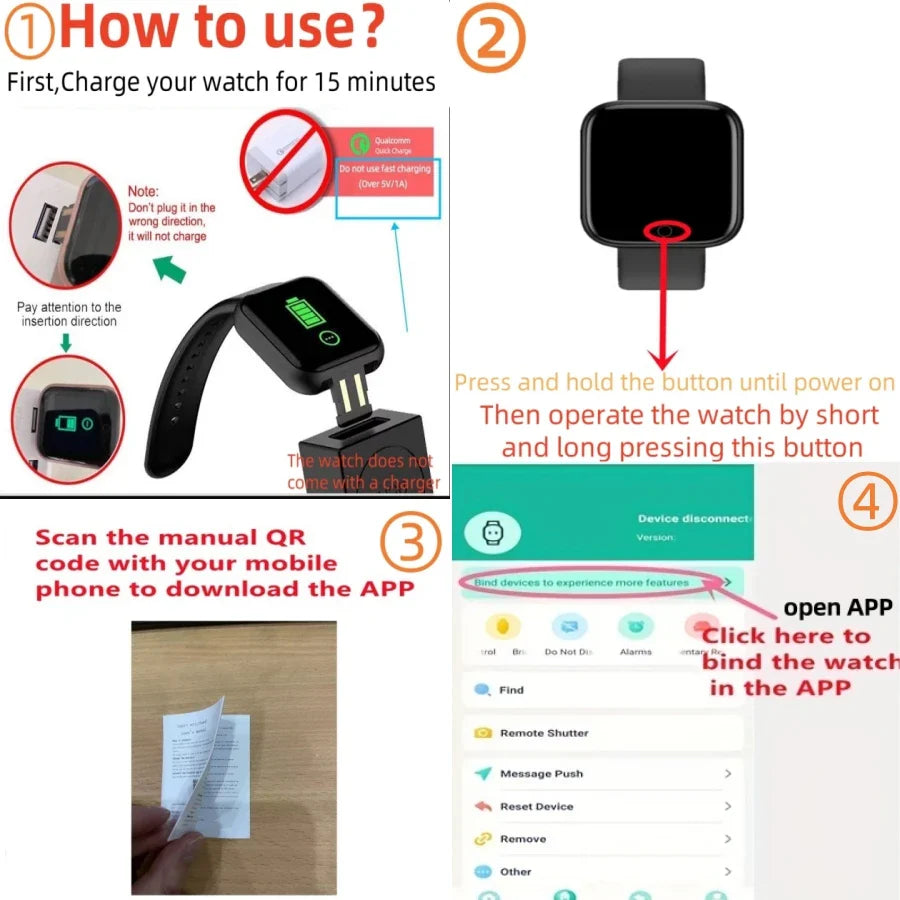 Smart Fitness Watch for Men